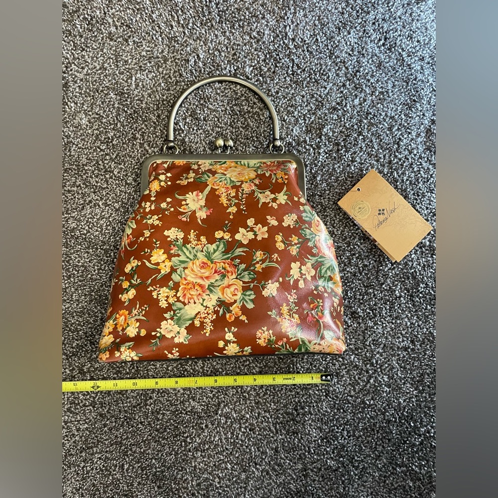 ~NO LONGER AVAILABLE Patricia Nash Leather Novella Frame Vintage Style Purse~ - Picture 10 of 10